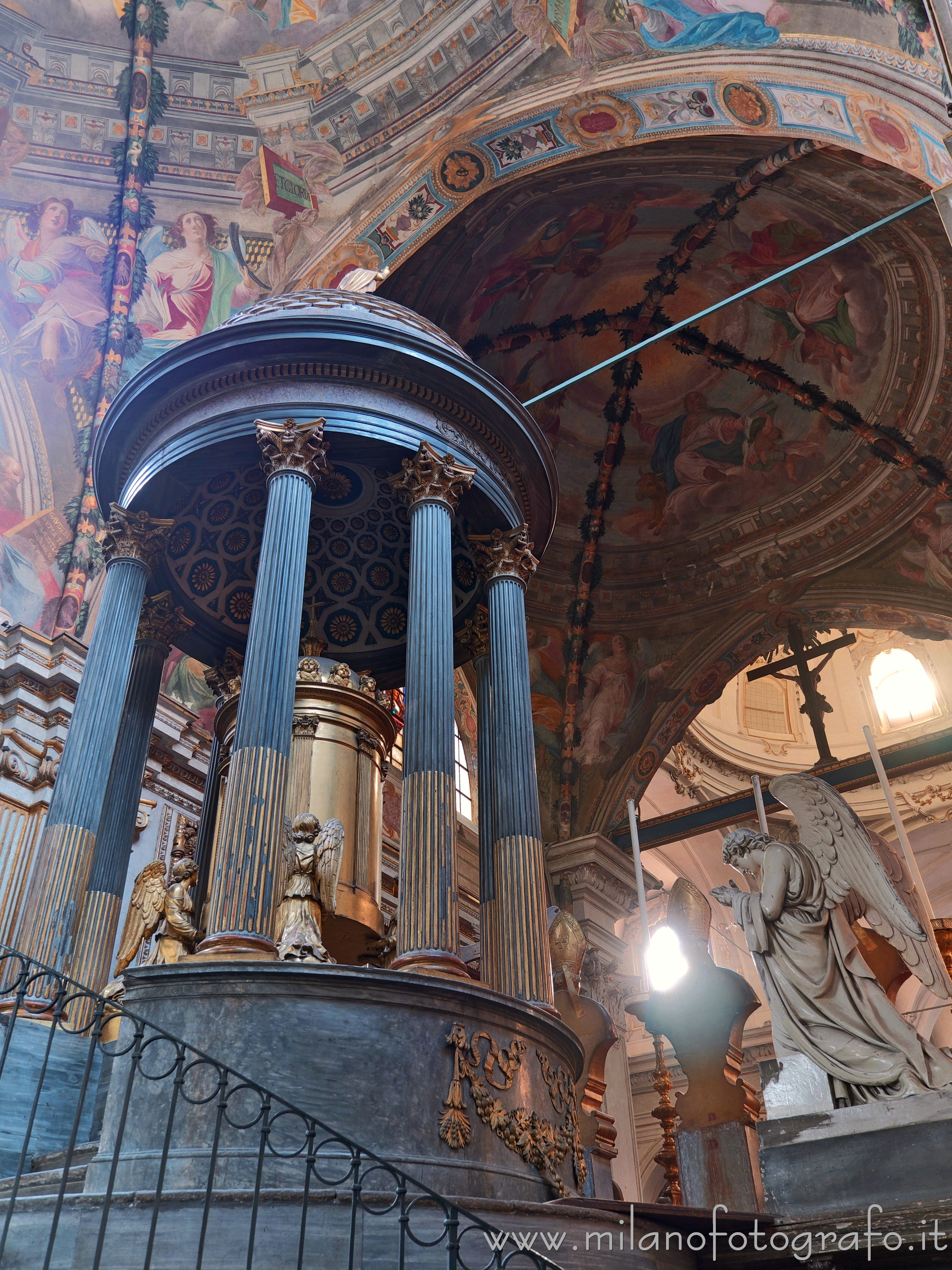 Milan (Italy) - Tabernacle of the main altar of the Basilica of San Marco